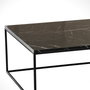 Hanah Home Mesa de centro Poly - Royal Blanco y negro